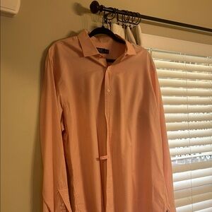 Ralph Lauren Men’s Coral Gingham button up